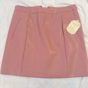 Altard State Pink Leather Skirt